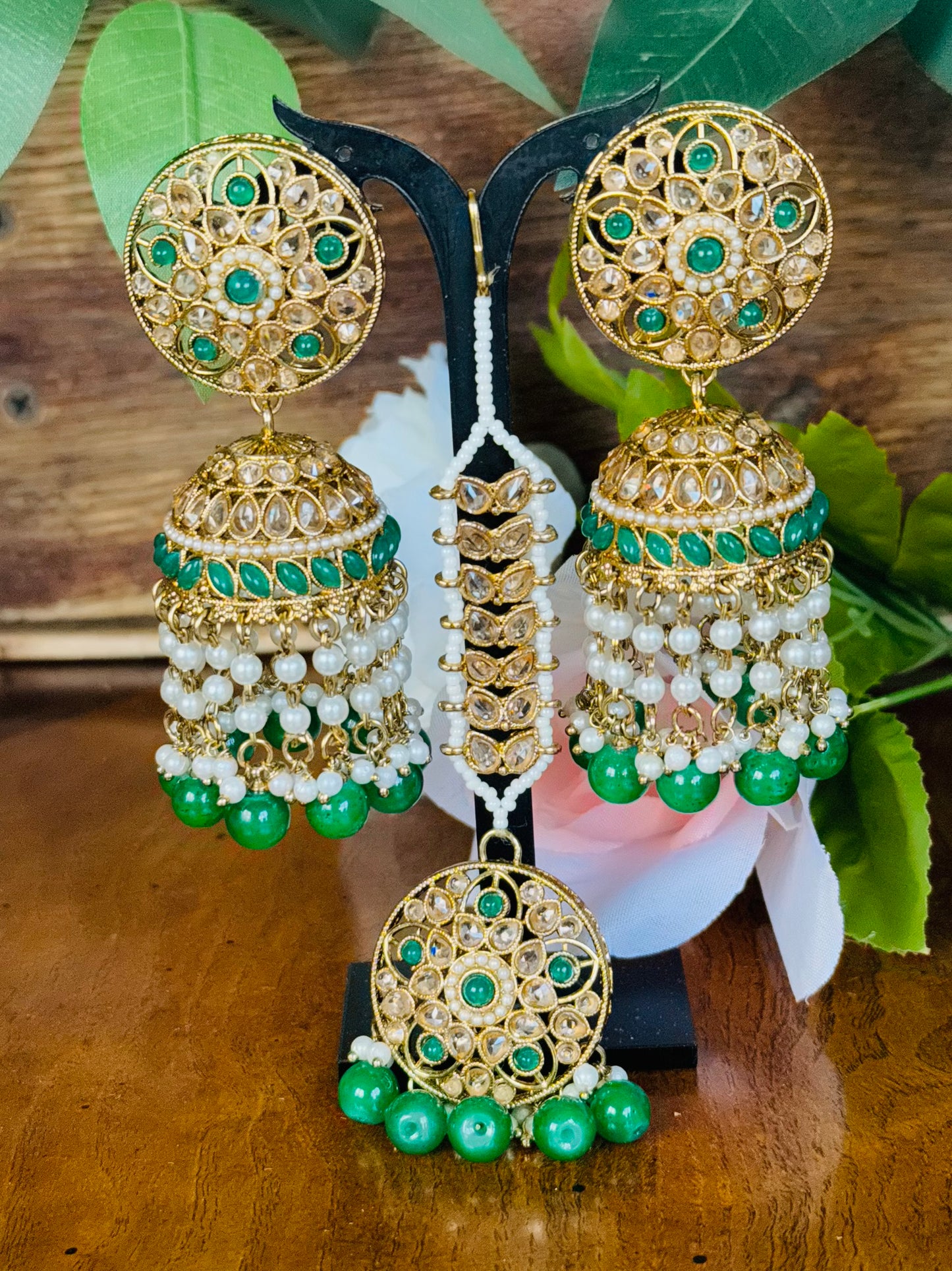 Beautiful tikka earring set