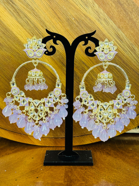 Beautiful Unique Color Extra Stunning long Earrings